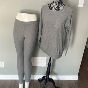 Lord & Taylor NEW Grey Soft Pyjama Set